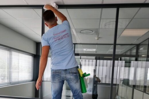 Nettoyage en fin de chantier à Mougins