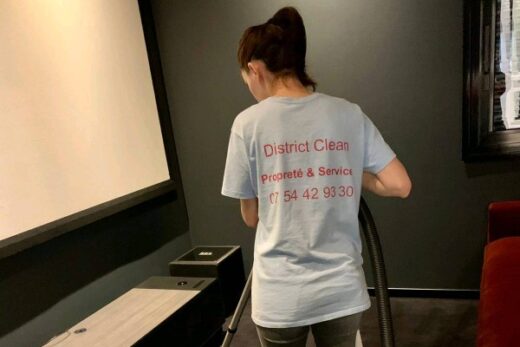 Entretien et ménage d&#8217;une petite salle de cinéma dans la région des Alpes Maritimes