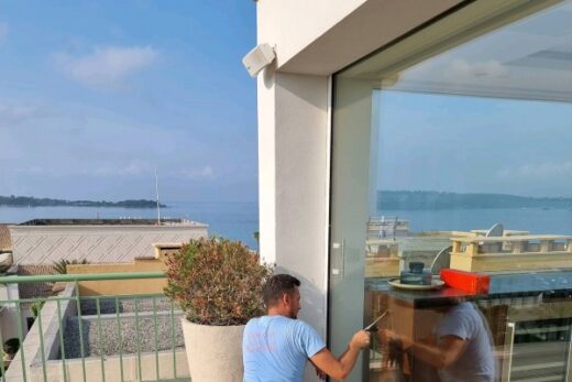 Nettoyage professionnel des vitres à antibes