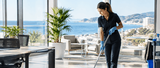 Nettoyage professionnel : des locaux soignés en Côte d’Azur